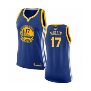 Women Golden State Warriors #17 Chris Mullin Swingman Royal Blue 2019 Basketball Finals Bound Basketball Jersey - Icon Edition