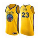 Women Golden State Warriors #23 Draymond Green Swingman Gold 2019 Basketball Finals Bound Basketball Jersey - City Edition