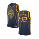 Women Golden State Warriors #42 Nate Thurmond Swingman Navy Blue Basketball 2019 Basketball Finals Bound Jersey - City Edition