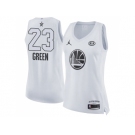 Women Nike Golden State Warriors #23 Draymond Green White NBA Jordan Swingman 2018 All-Star Game Jersey