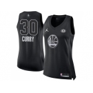 Women Nike Golden State Warriors #30 Stephen Curry Black NBA Jordan Swingman 2018 All-Star Game Jersey