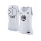 Women Nike Golden State Warriors #30 Stephen Curry White NBA Jordan Swingman 2018 All-Star Game Jersey