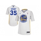 Women's Adidas Golden State Warriors #35 Kevin Durant Swingman White Alternate NBA Jersey