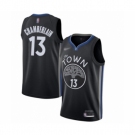 Women's Golden State Warriors #13 Wilt Chamberlain Swingman Black Basketball Jersey 2019-20  City Edition