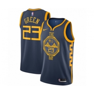 Women's Nike Golden State Warriors #23 Draymond Green Swingman Navy Blue NBA Jersey - City Edition