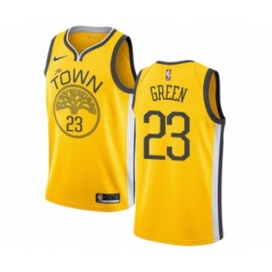 Women's Nike Golden State Warriors #23 Draymond Green Yellow Swingman Jersey - Earned Edition