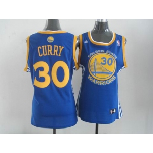 women nba golden state warriors #30 curry blue [swingman]