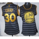 women nba golden state warriors #30 curry grey[black strip]