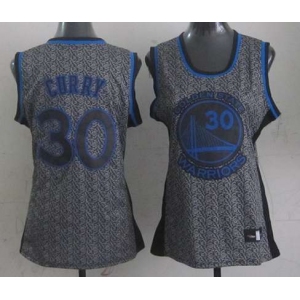 women nba golden state warriors #30 curry grey[static fashion swingman]