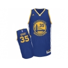 Youth Adidas Golden State Warriors #35 Kevin Durant Swingman Royal Blue Road NBA Jersey