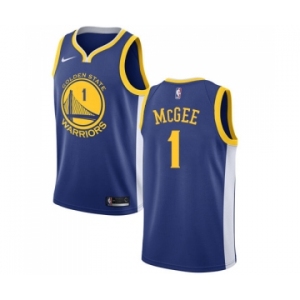 Youth Nike Golden State Warriors #1 JaVale McGee Swingman Royal Blue Road NBA Jersey - Icon Edition