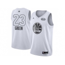 Youth Nike Golden State Warriors #23 Draymond Green White NBA Jordan Swingman 2018 All-Star Game Jersey