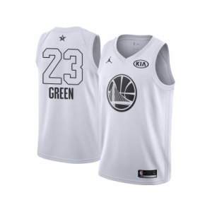 Youth Nike Golden State Warriors #23 Draymond Green White NBA Jordan Swingman 2018 All-Star Game Jersey