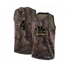 Youth Nike Golden State Warriors #4 Quinn Cook Swingman Camo Realtree Collection NBA Jersey