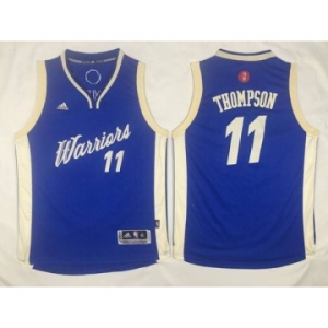 youth nba golden state warriors #11 thompson blue[2015 Christmas edition][thompson]