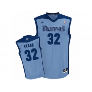 Men Adidas Memphis Grizzlies #32 Tyreke Evans Swingman Light Blue Alternate NBA Jersey