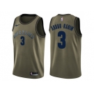 Men Nike Memphis Grizzlies #3 Shareef Abdur-Rahim Green Salute to Service NBA Swingman Jersey