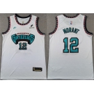 Men's Memphis Grizzlies #12 Ja Morant White Stitched Basketball Jersey