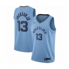 Men's Memphis Grizzlies #13 Jaren Jackson Jr. Authentic Blue Finished Basketball Jersey Statement Edition