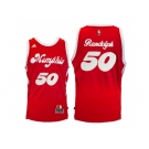 Men's Memphis Grizzlies #50 Zach Randolph Red Hardwood Classic Night Swingman Jersey