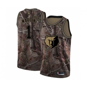 Men's Nike Memphis Grizzlies #1 Jarell Martin Swingman Camo Realtree Collection NBA Jersey