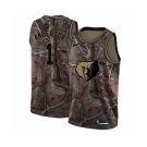 Men's Nike Memphis Grizzlies #1 Kyle Anderson Swingman Camo Realtree Collection NBA Jersey