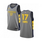 Men's Nike Memphis Grizzlies #17 Garrett Temple Authentic Gray NBA Jersey - City Edition