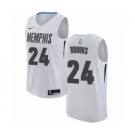 Men's Nike Memphis Grizzlies #24 Dillon Brooks Authentic White NBA Jersey - City Edition