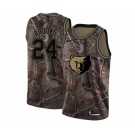 Men's Nike Memphis Grizzlies #24 Dillon Brooks Swingman Camo Realtree Collection NBA Jersey