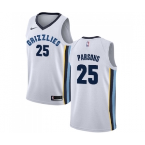 Men's Nike Memphis Grizzlies #25 Chandler Parsons Authentic White NBA Jersey - Association Edition