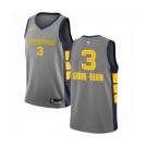 Men's Nike Memphis Grizzlies #3 Shareef Abdur-Rahim Swingman Gray NBA Jersey - City Edition