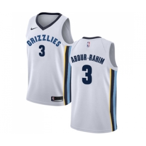 Men's Nike Memphis Grizzlies #3 Shareef Abdur-Rahim Swingman White NBA Jersey - Association Edition