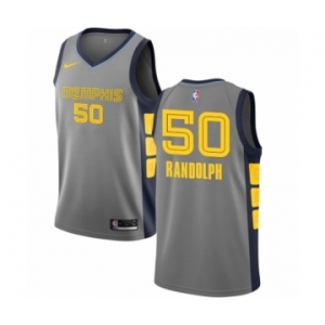 Men's Nike Memphis Grizzlies #50 Zach Randolph Swingman Gray NBA Jersey - City Edition