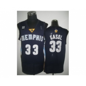 nba memphis grizzlies #33 gasol blue[revolution 30]