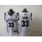 nba memphis grizzlies #33 gasol white[2011 swingman revolution 30]