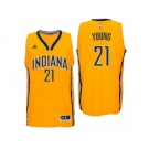 Indiana Pacers #21 Thaddeus Young 2016 Alternate Gold New Swingman Jersey