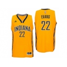 Indiana Pacers #22 Jeremy Evans 2016 Alternate Gold New Swingman Jersey