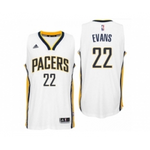 Indiana Pacers #22 Jeremy Evans 2016 Home White New Swingman Jersey