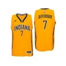 Indiana Pacers #7 Al Jefferson 2016 Alternate Gold New Swingman Jersey