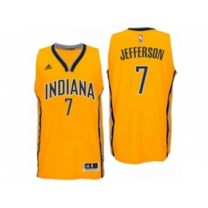 Indiana Pacers #7 Al Jefferson 2016 Alternate Gold New Swingman Jersey