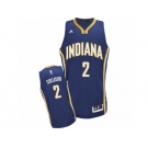 Men Adidas Indiana Pacers #2 Darren Collison Swingman Navy Blue Road NBA Jersey