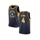 Men Nike Indiana Pacers #4 Victor Oladipo Navy Blue NBA Swingman Icon Edition Jersey