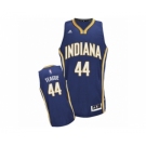 Men's Adidas Indiana Pacers #44 Jeff Teague Swingman Navy Blue Road NBA Jersey