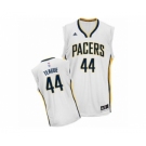 Men's Adidas Indiana Pacers #44 Jeff Teague Swingman White Home NBA Jersey