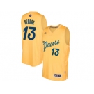 Men's Indiana Pacers #13 Paul George Gold 2016 Christmas Day NBA Swingman Jersey