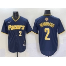 Men's Indiana Pacers #2 Andrew Nembhard Navy 2025 Finals Vapor Stitched Baseball Jersey