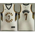 Men's Indiana Pacers #7 Malcolm Brogdon New White 2021 Nike Swingman Stitched NBA Jersey