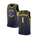 Men's Nike Indiana Pacers #1 Lance Stephenson Swingman Navy Blue Road NBA Jersey - Icon Edition