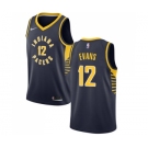 Men's Nike Indiana Pacers #12 Tyreke Evans Swingman Navy Blue NBA Jersey - Icon Edition