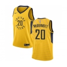 Men's Nike Indiana Pacers #20 Doug McDermott Swingman Gold NBA Jersey Statement Edition